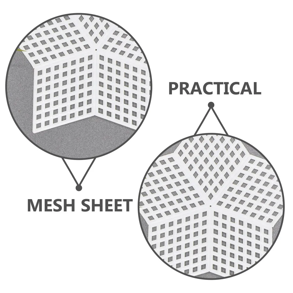 10 Stück Multifunktions-Webpads im Mesh-Design für Anfänger und Enthusiasten, Tasche, Basteltasche, Netzfolie, Kunststoff-Leinwandbögen