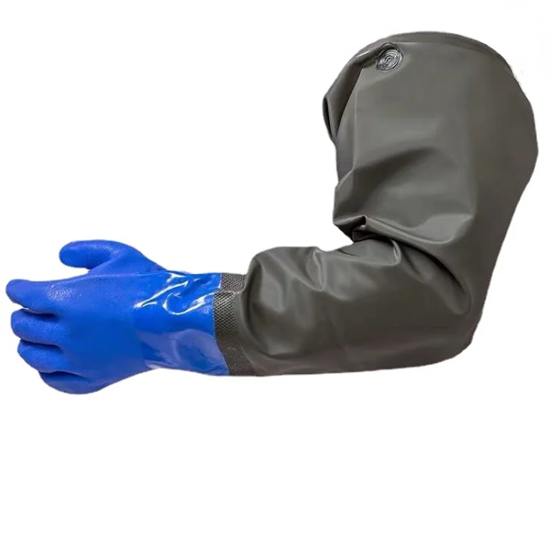 

Waterproof Lengthened Gloves, Long Sleeve, Non-Slip, Wear-Resistant, Oil-Proof, Dishwashing, Car Washing Gloves