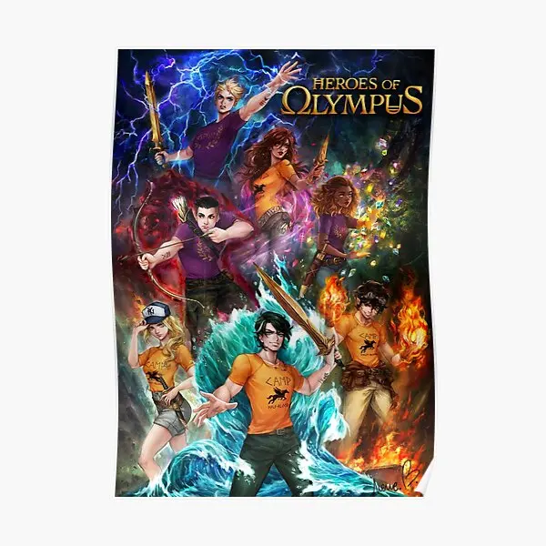 Heroes Of Olympus  Poster Wall Room Print Modern Decor Funny Painting Mural Art Decoration Vintage Home Picture No Frame