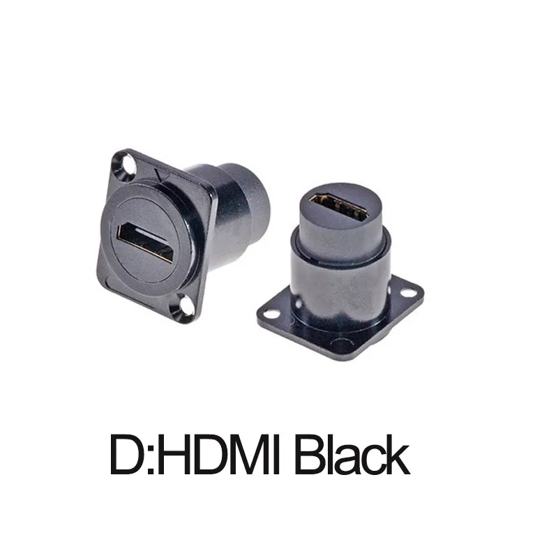 1PC Metalen D Type Module RJ45 CAT6 & USB 2.0/3.0 & Type C & HDMI-Jack Socket via Netwerk Paneel Montage Elektronische Connector