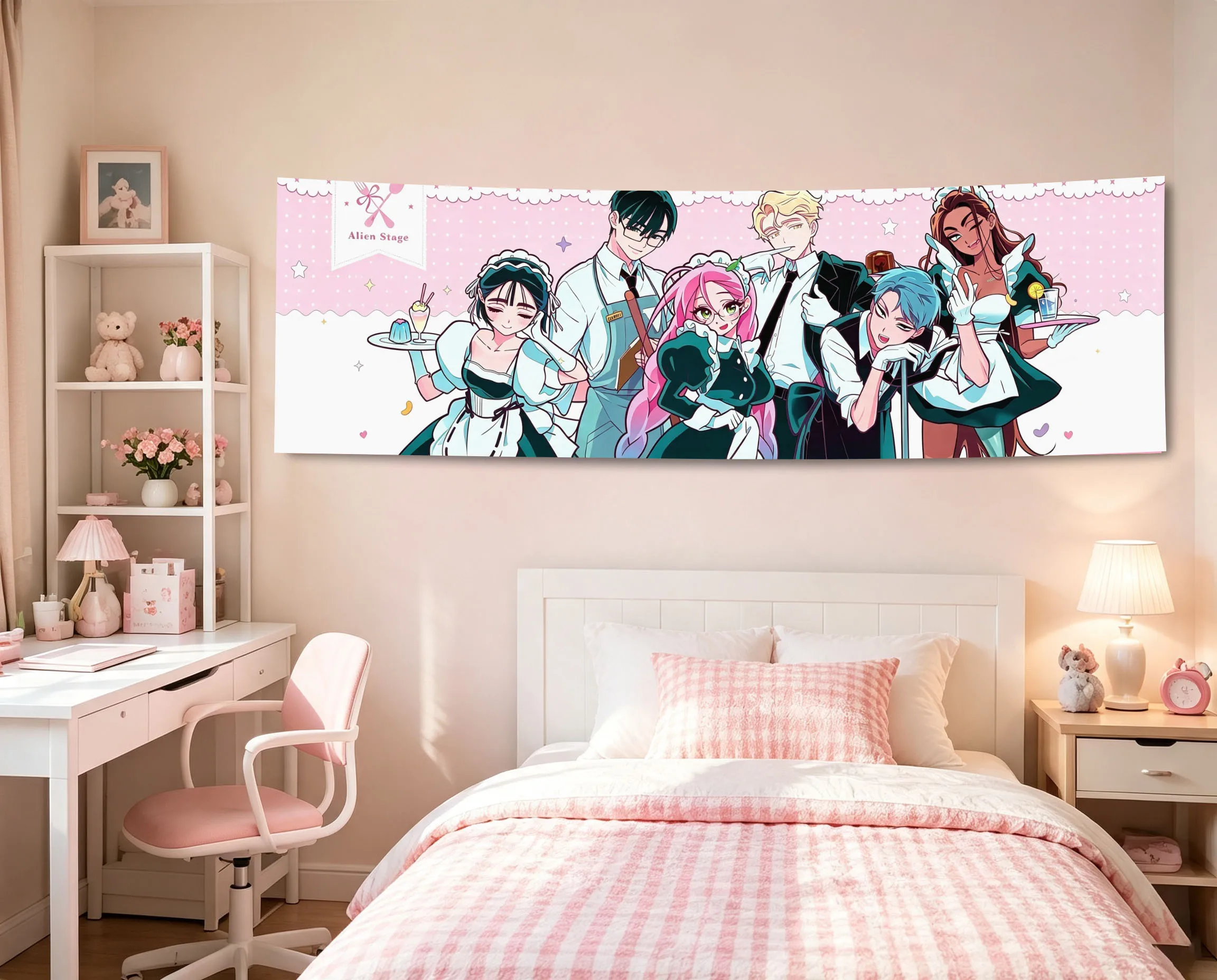 Wall Scroll Tapestry - 1pc A-Alien S-Stage Wall Scroll Hanging