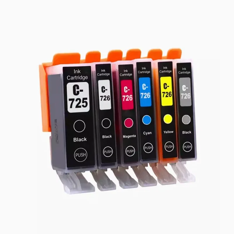 PGI725 CLI726 ink cartridges For canon PGI 725 CLI 726 IP4870 IP4970 IX6560 MG5170 MG5270 MG5370 MG6170 MG6270 printers