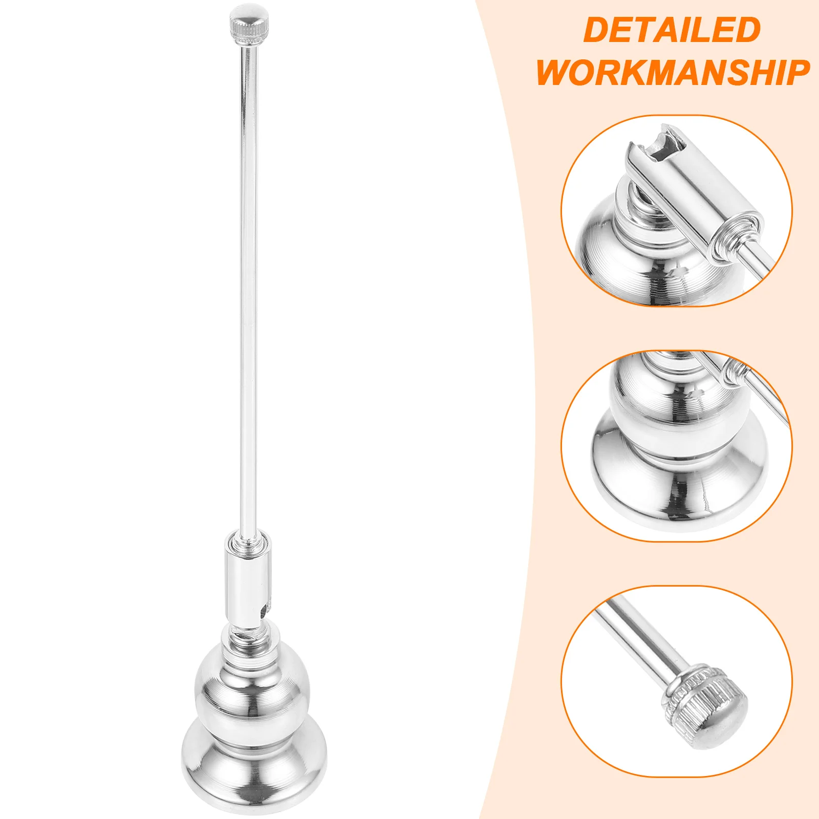 

Snuffer Extinguisher Long Handle Metal Unique Design Home Dorm Accessories Snuffer Flame Extinguisher