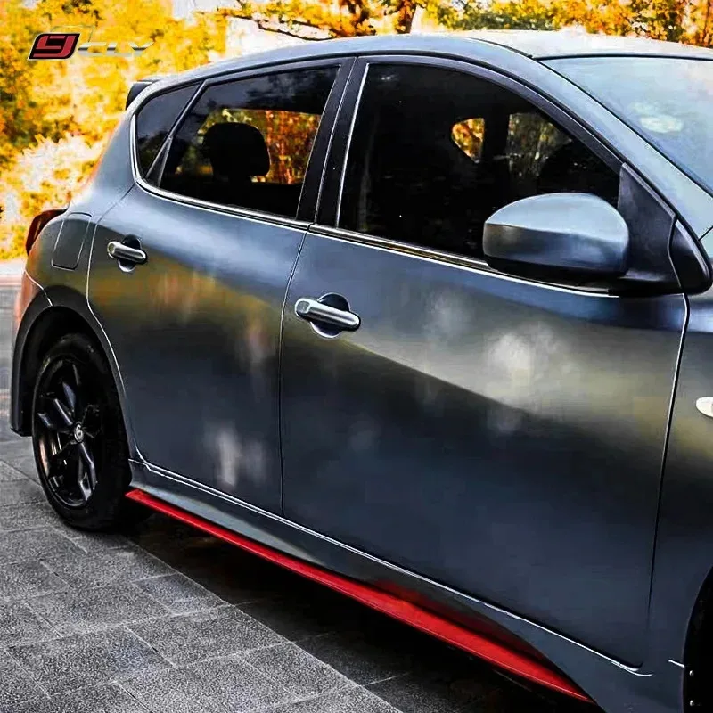 

High Guality Body Kits For 11-15 TIIDA Upgrade NISOM Bodykit Front Rear Bumper Side Skirts Exhaust Pipe