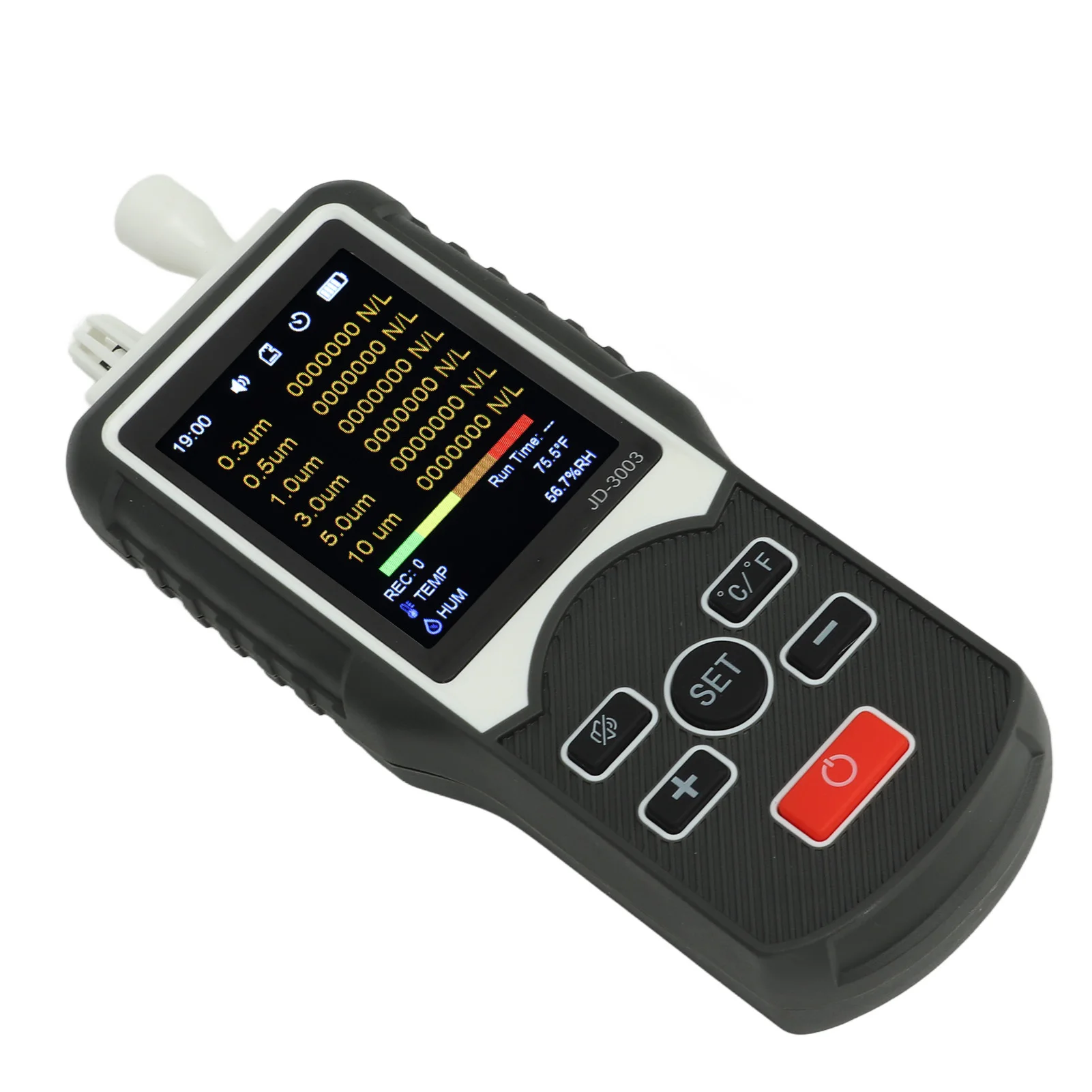 Air Dust Particle Monitor Dust Particle Counter Professional Particulate Matter Tester Air Quality Monitor for Indoor Outdoor