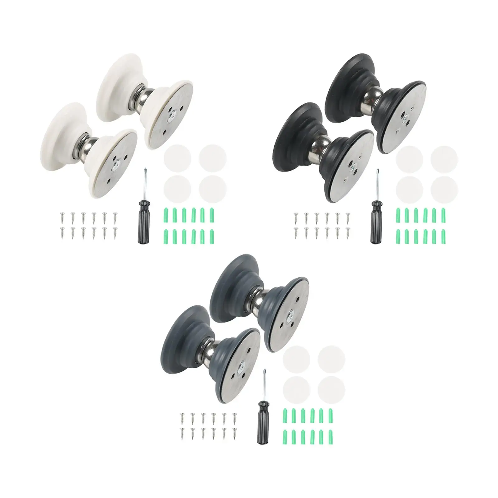 2 peças rv porta rolha parede piso montagem suporte de porta resistente para motorhome