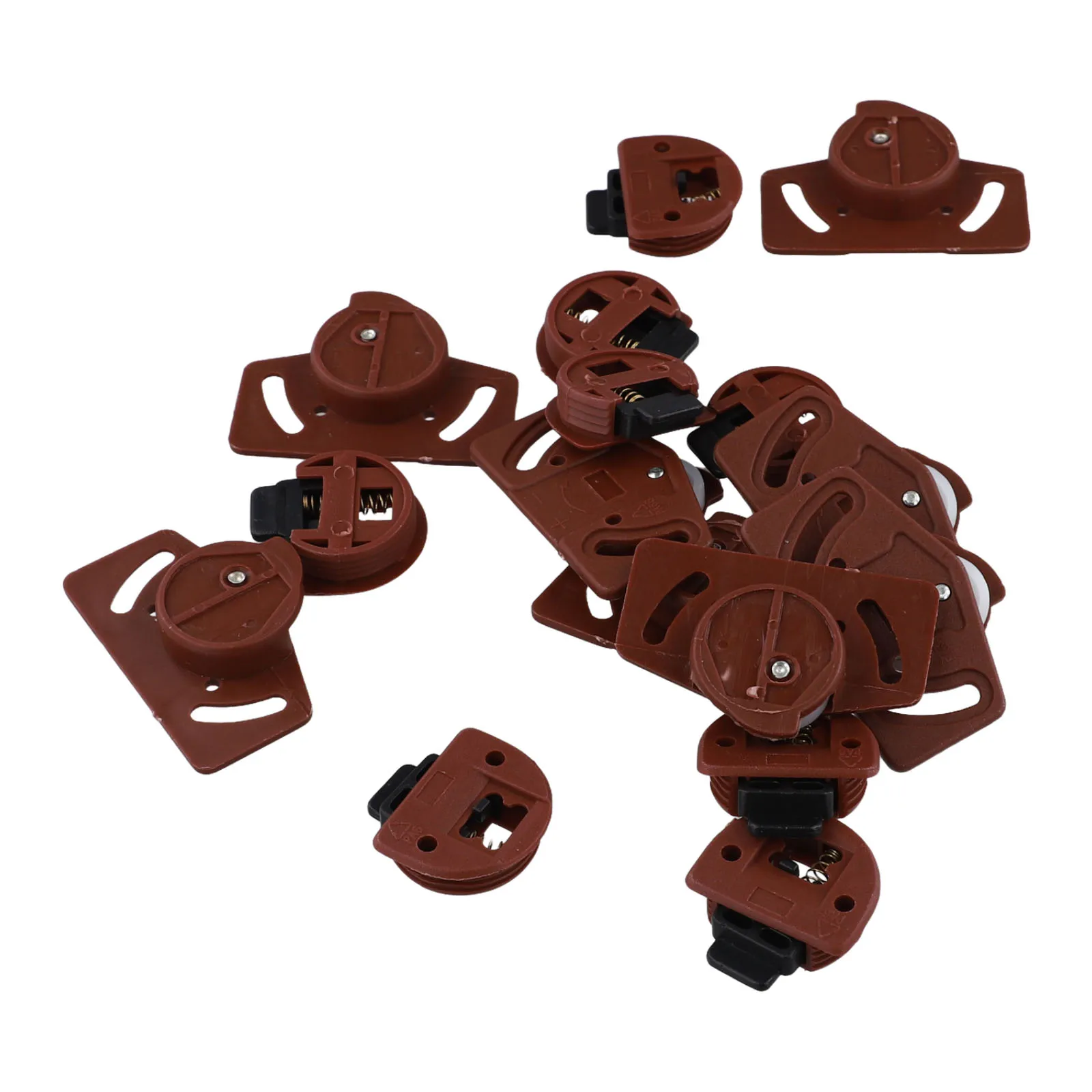 

Коричнево-белое колесо Шестеренное колесо для гардероба Простая установка Доступ к внутренней мебели Плавное управление для простого доступа