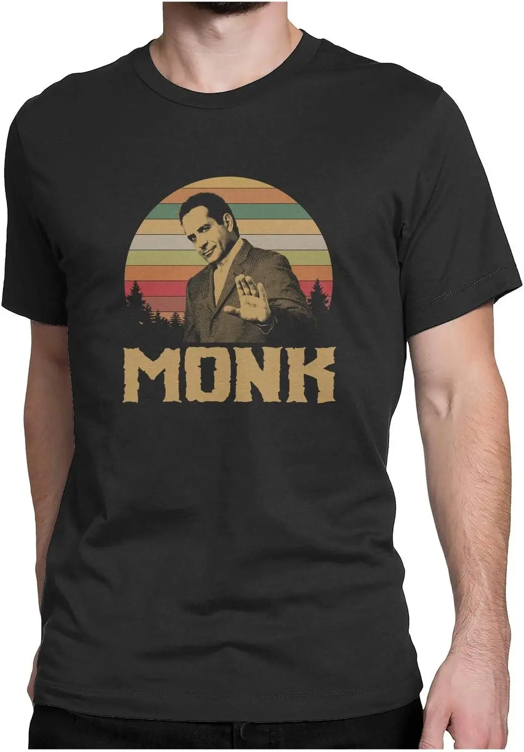 Monk - Vintage Retro T-Shirt