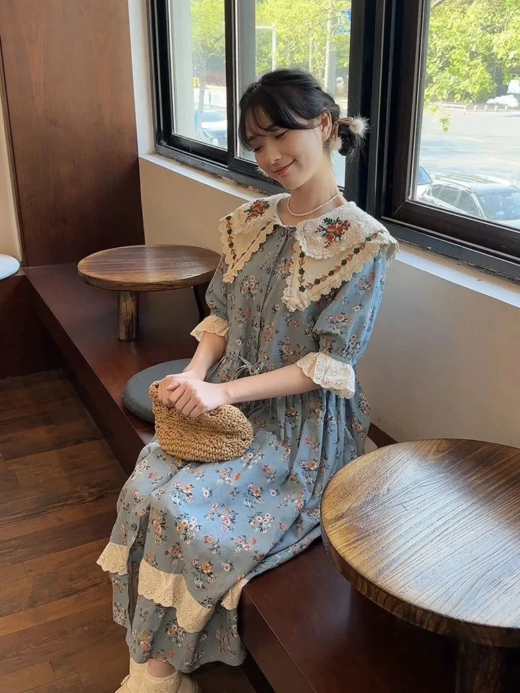 Plus Size 5XL 150KG Winter Woman Long Dress Fleece Lace O Neck Party Evening Warm Elegant Dresses Casual Clothing
