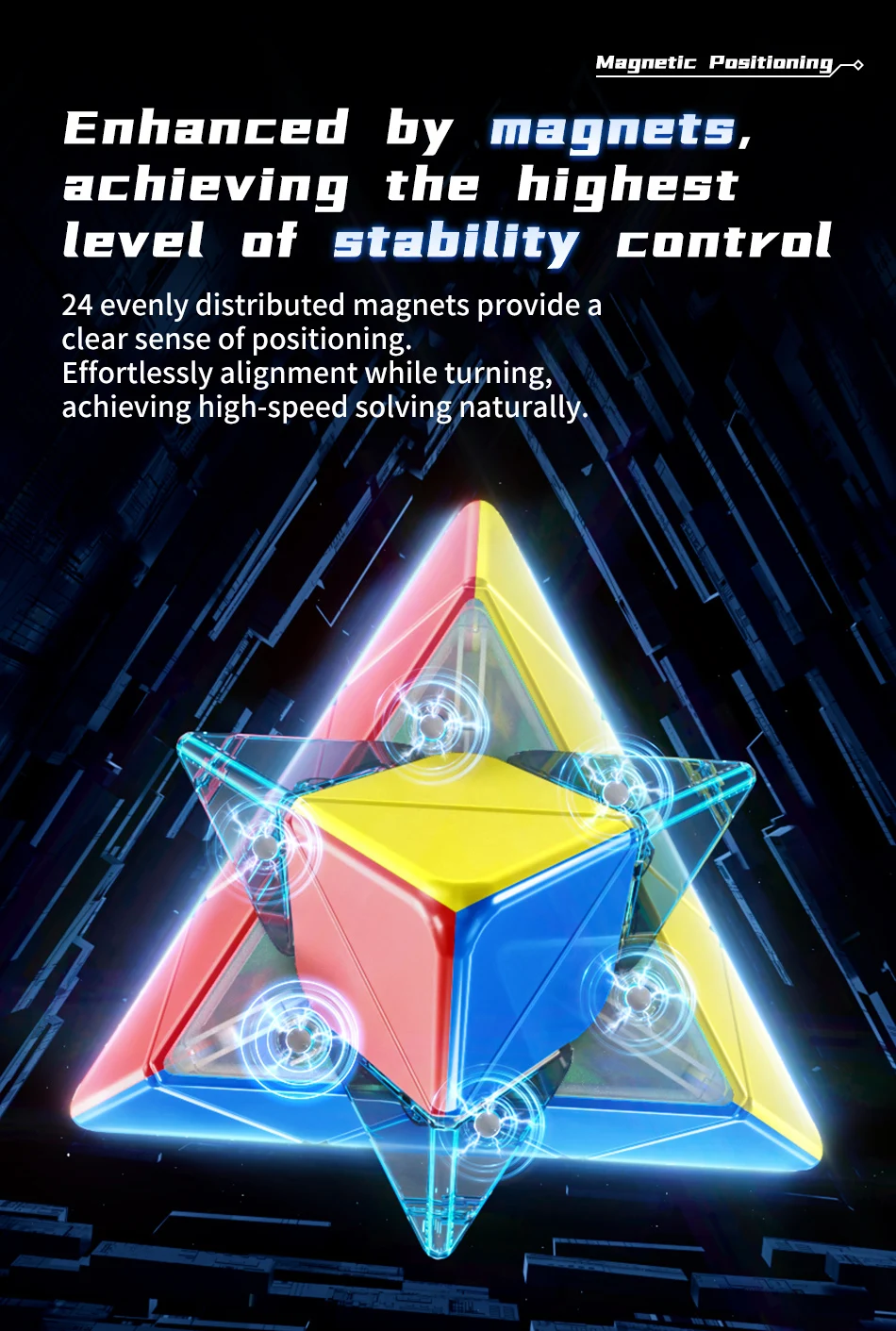 [Picube] MoYu Meilong Pyraminx V2 3x3x3 Pyramiden-Zauberwürfel MoFangJiaoShi 3x3 Cubo Stickerfreier Magischer Puzzle-Würfel Geschenk Macaron – Detail 5