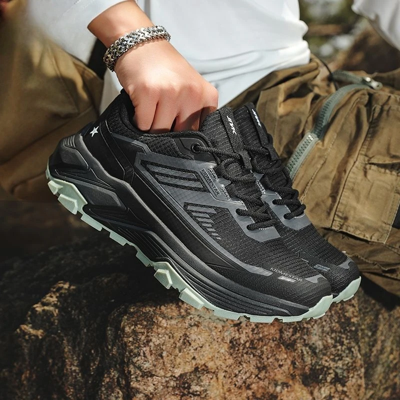 

2026 Hot Sale Trail Running Shoes Breathable Running Shoe Men Anti-Slip Sport Shoe For Mens Wearable Outdoor Sports Men Shoe