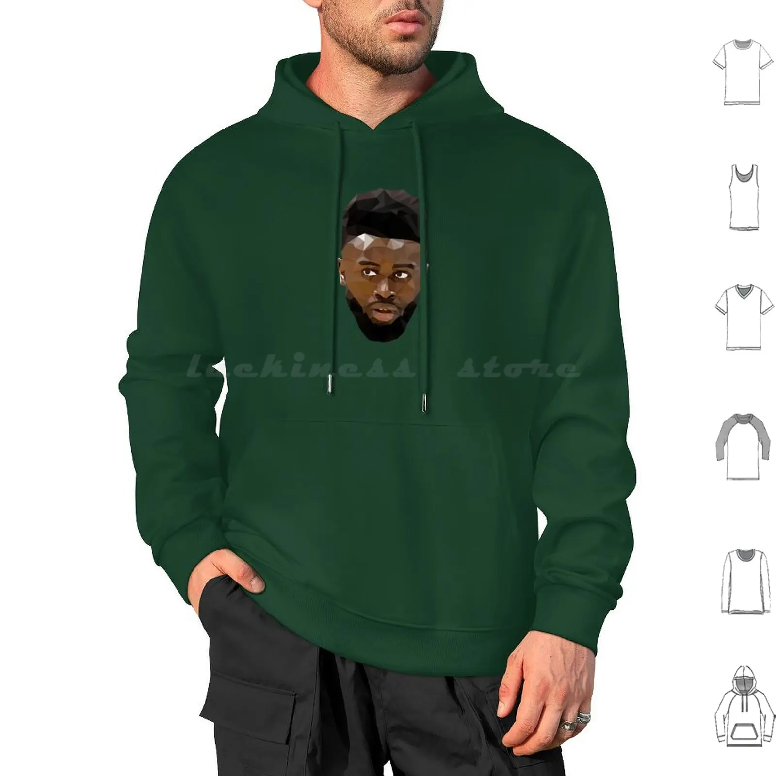 Jaylen Brown Low Poly Hoodie cotton Long Sleeve Sports Basketball Jaylen Brown Cal Cs 7 Jaythoven Jayson Tatum Low Poly