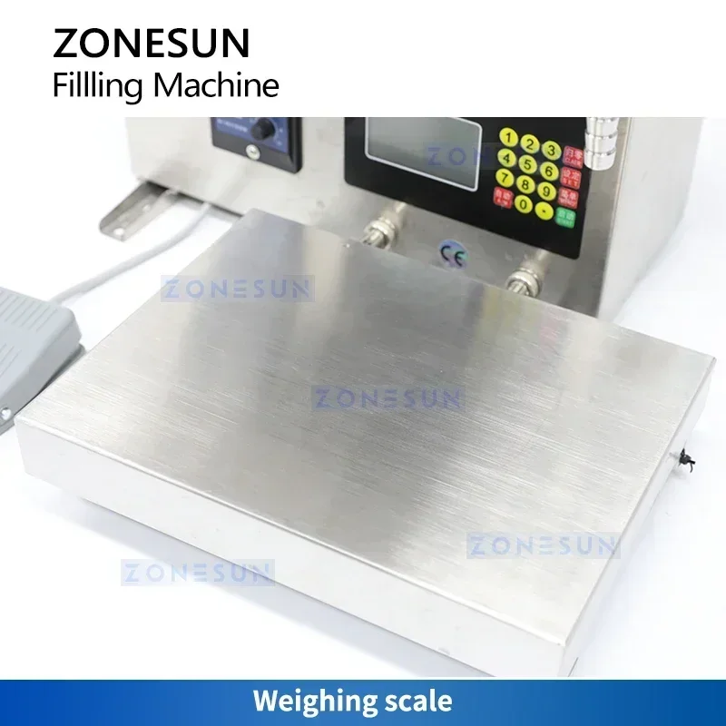 

Zonesun ZS-RPW35L Tabletop Weigh and Fill Machine Net Weight Filler Weigh Fill System Rotary Lobe Pump Filling Equipment