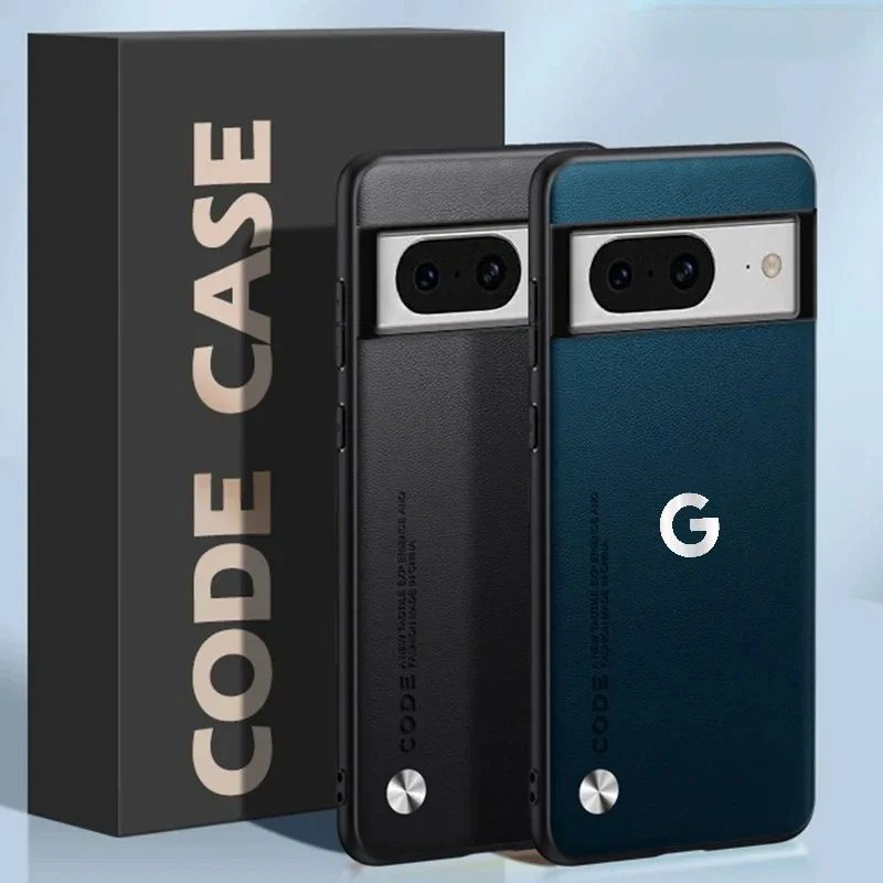 Luxus Business Original Kevlar Leder LOGO Matte Handyhülle für Google Pixel 11 ProXL 10A 9A 8 PU+TPU stoßfeste Schutzhülle – Detail 3