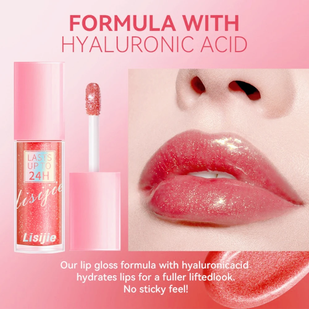 เงากันน้ํา Diamond Shimmer Glitter ลิปกลอสประกาย Glitter Liquid ลิปสติก Diamond Pearl Lip GLOSS เซ็กซี่ Lip Make Up