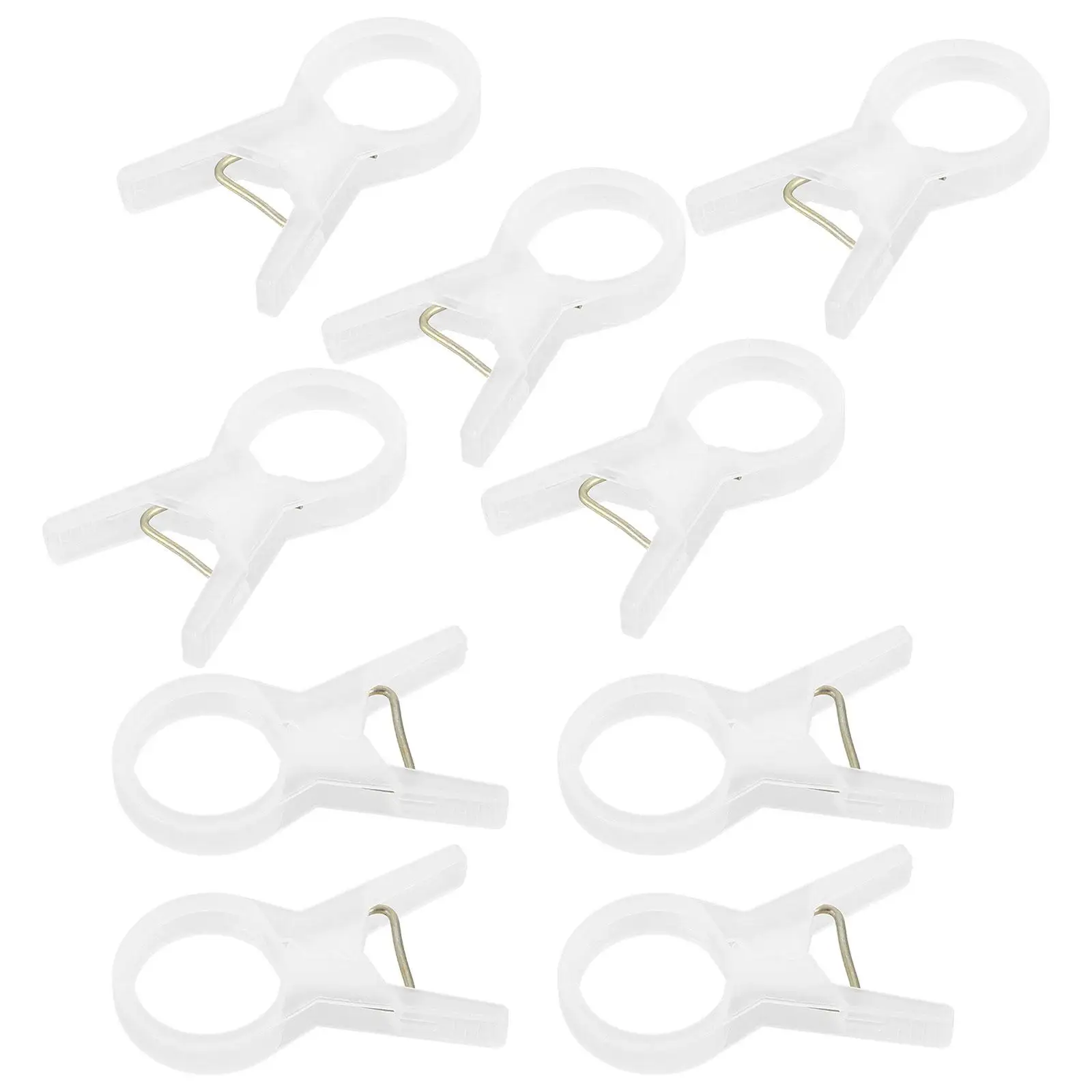 

100 Pcs Tie Vine Clip Tomato Clamp Helping Branches Orchid Support Clips White Plant Supports