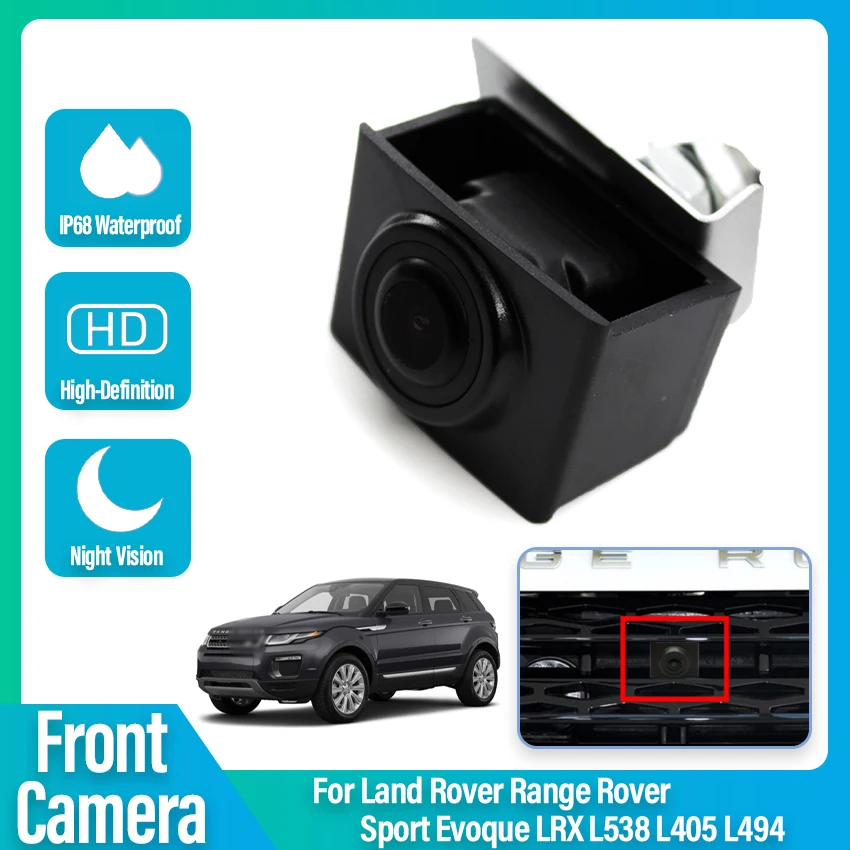 

Car Front View Parking Night Vision Positive Waterproof Logo Camera For Land Rover Range Rover Sport Evoque LRX L538 L405 L494