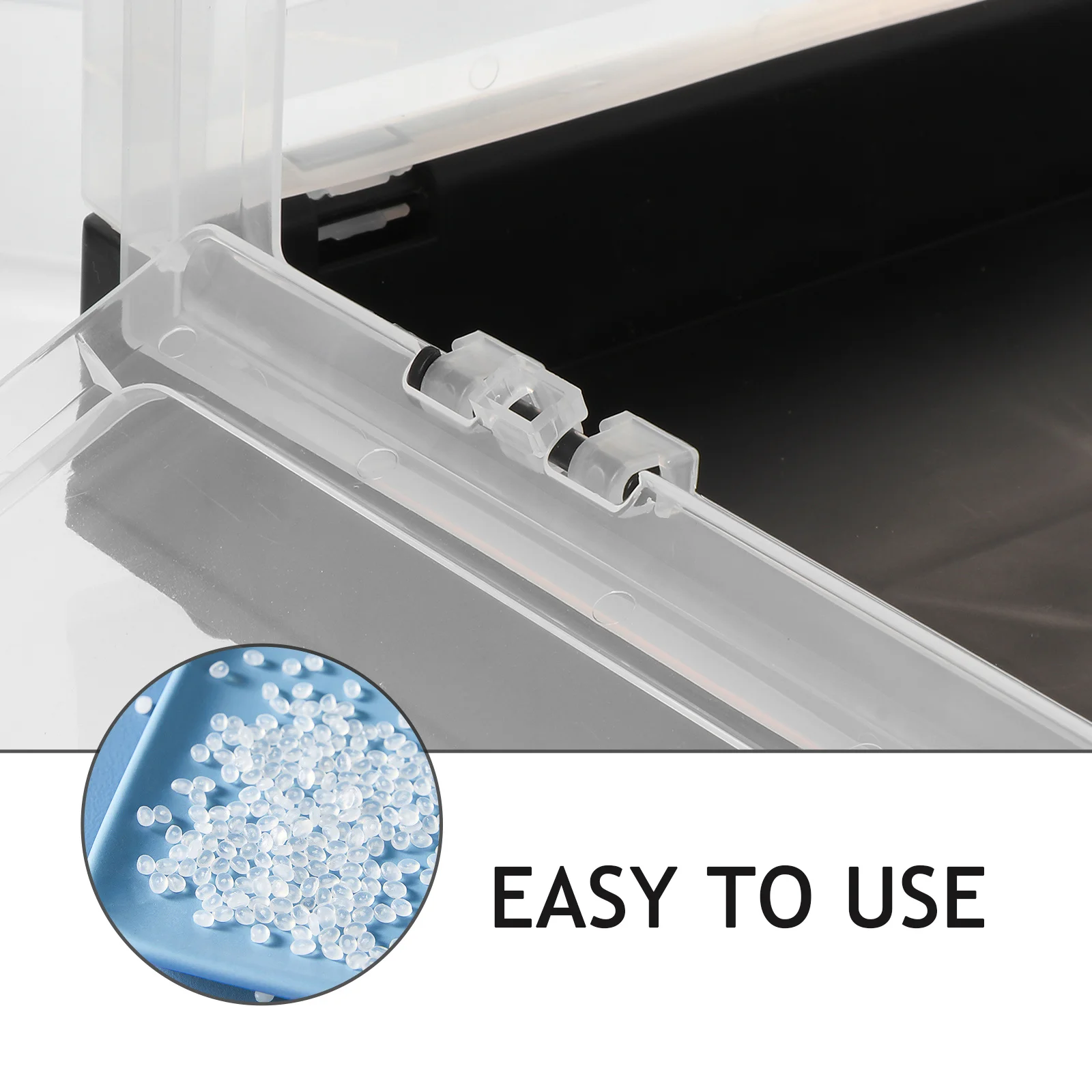 

Plastic Hamster Cage Large Foldable Insulated Pet Terrarium Breathable Design Multiple Air Holes Easy Feeding Animal House