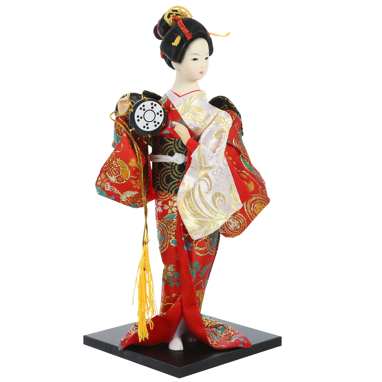 

Silk Figure Retro Decor Desktop Kimonos Dolls Decoration Japanese Accessories Table Decorations Souvenir