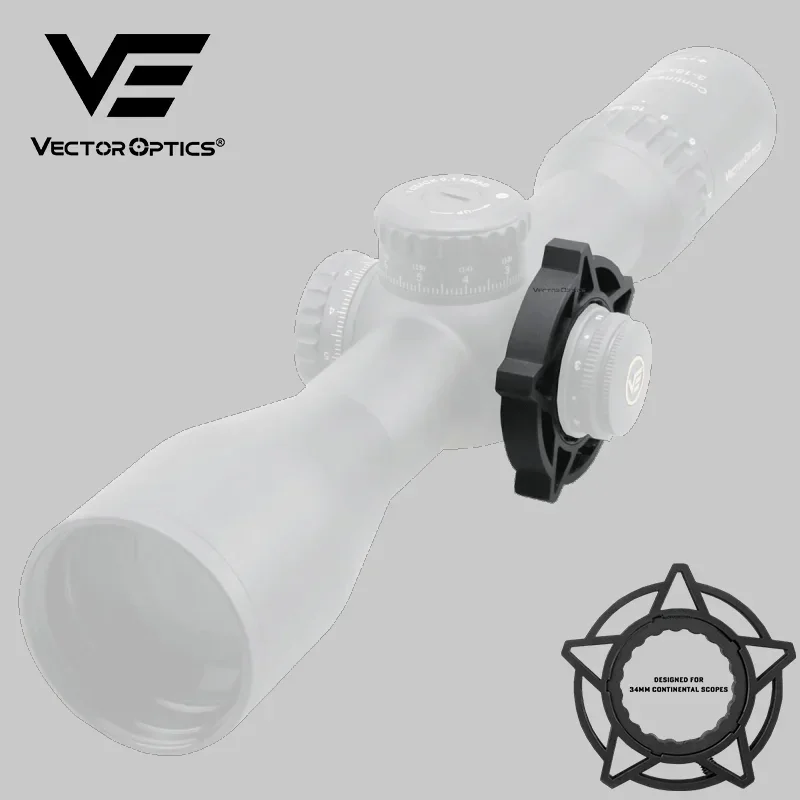 Vector Optics Fit Continental 30/34mm Scopes VictOptics S4 Line Aluminum Alloy Big Side Wheel Air Guns Riflescopes Accessories