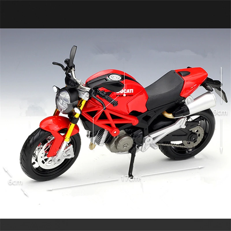 Maisto 1:12 Ducati Monster 696 Alloy Racing Motorcycle Model Diecast Metal Street Motorcycle Model Collection Childrens Toy Gift