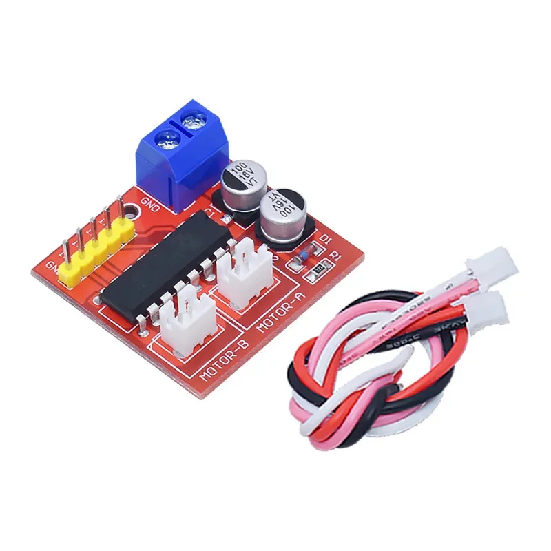 Модуль привода двигателя постоянного тока WAVGAT, реверсивный ШИМ-скорость, двойной H-мост, шаговый двигатель Mini Victory L298N