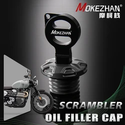 Motorcycle CNC Anti theft Engine Oil Filler Cap Plug Cover For Scrambler 400 900 1200 XE X  1200xe 1200x 400x 2024+ Parts