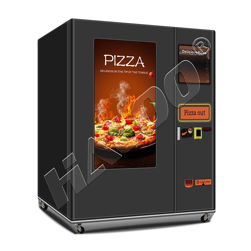Haloo Vending Machine Supplier 24 Hours Pizza Making Vending Machine Pizza Factory Directly Hot Pizza Vending Machine