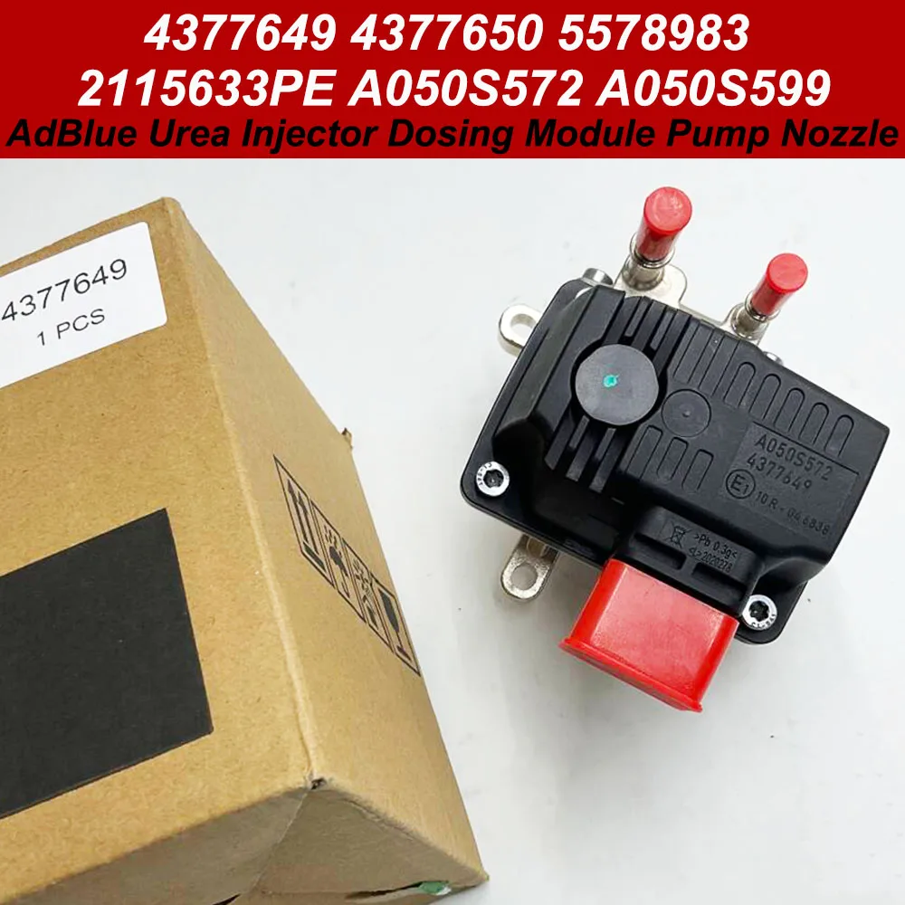 

NEW 4377649 A050S572 High Quality AdBlue Urea Injector Dosing Module Pump Nozzle for Cummins Engine 4377650 A050S599 5578983