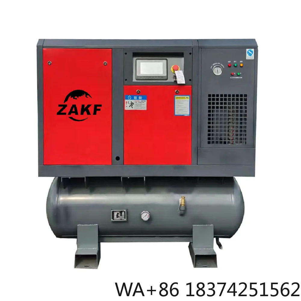 ZAKF 4-IN-1 Permanent Magnet Variable Speed Integrated Air Compressor with Air Dryer Air tank and Line Filters 380V 50HZ