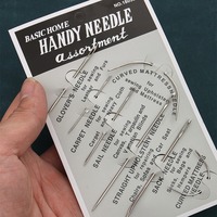 7pcs Multi-functional Hand Sewing Needle Bent/pointed Needle Leather Sewing Tool DIY Belt Purse Edge Sealing Tool Leather Tool
