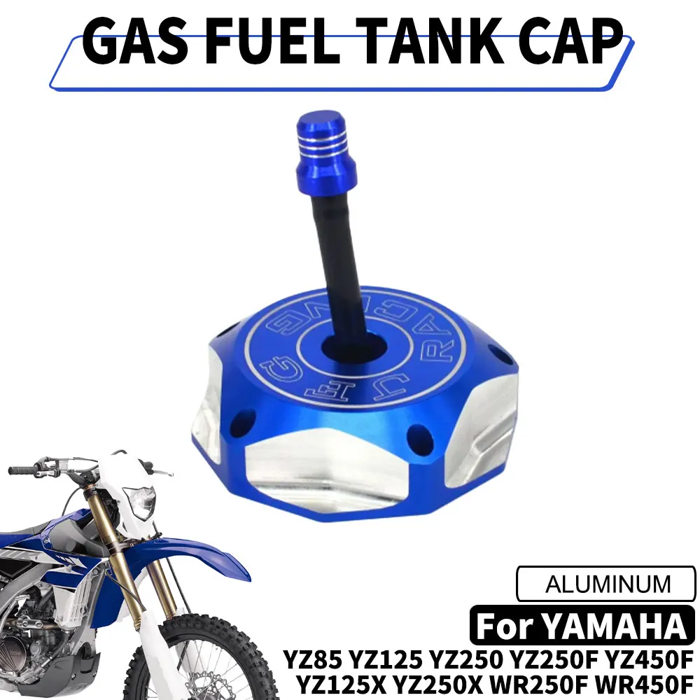 Motorcycle Oil Gas Fuel Tank Cap Cover For Yamaha YZ85 YZ125 YZ250 YZ250F YZ450F YZ125X YZ250X WR250F WR450F YZ 85 125 250 250F