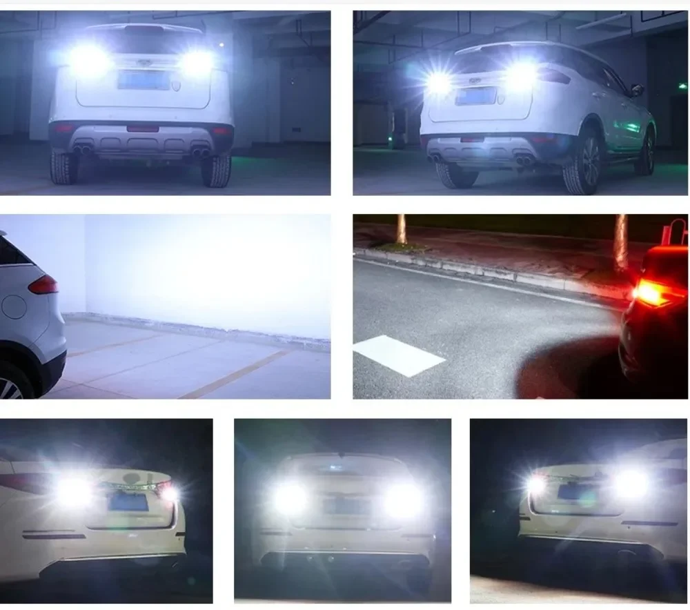 2pcs Super Bright W16W T15 921 LED Bulbs Canbus Car Light High Power 3030SMD No Error For Tail Signal Lamp Backup Reserve Lights