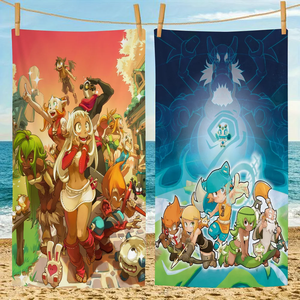 Game W-Wakfu Cool Big Microfiber Beach Towels Quick Dry Towel Sand Beach Towels Pool Towel For Travel Swim Pool Yoga