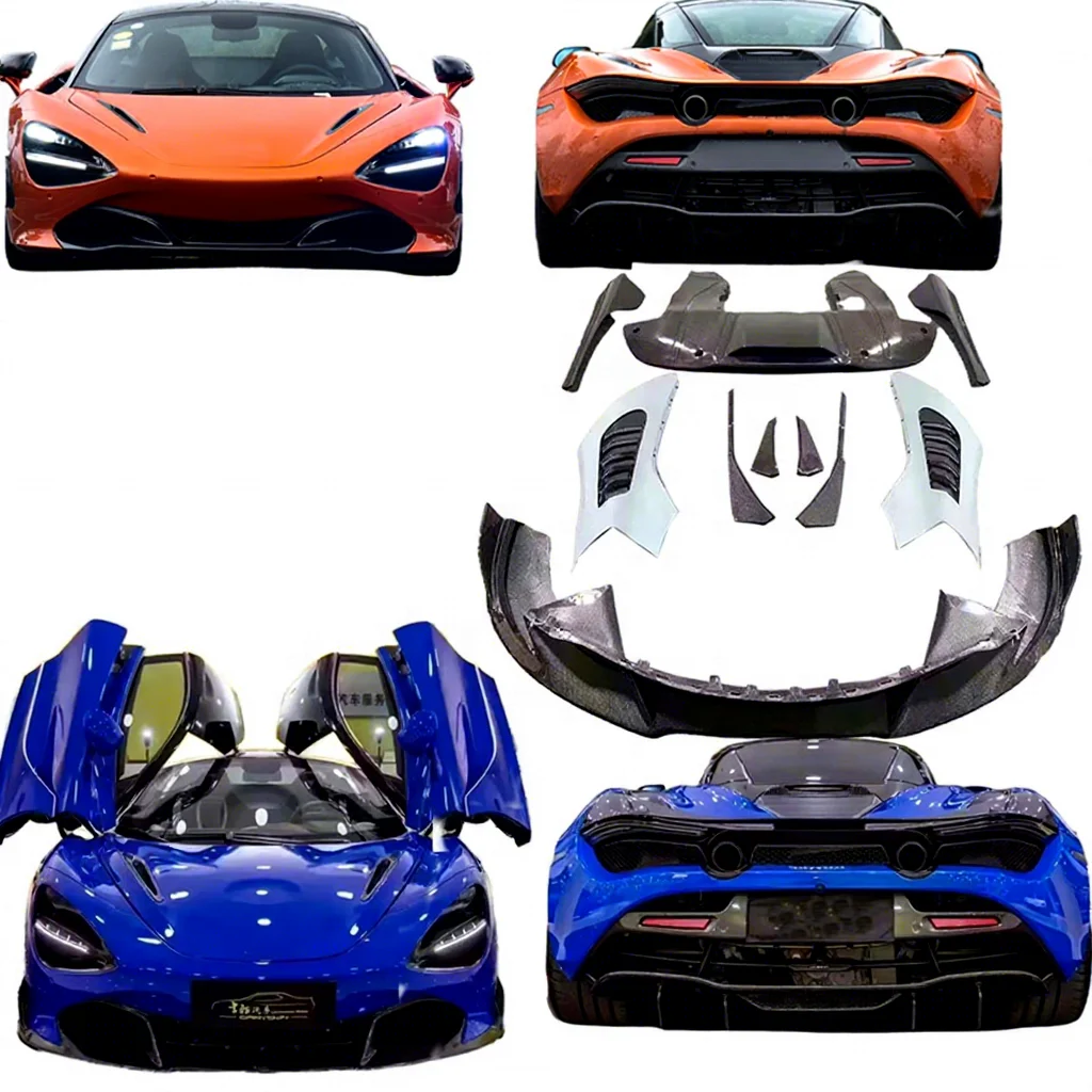 Classic Car Restomod Body KitsHigh Quality 720S Carbon Fibre Body Kit For  Includes Rear Diffuser And Fenders Bumper All