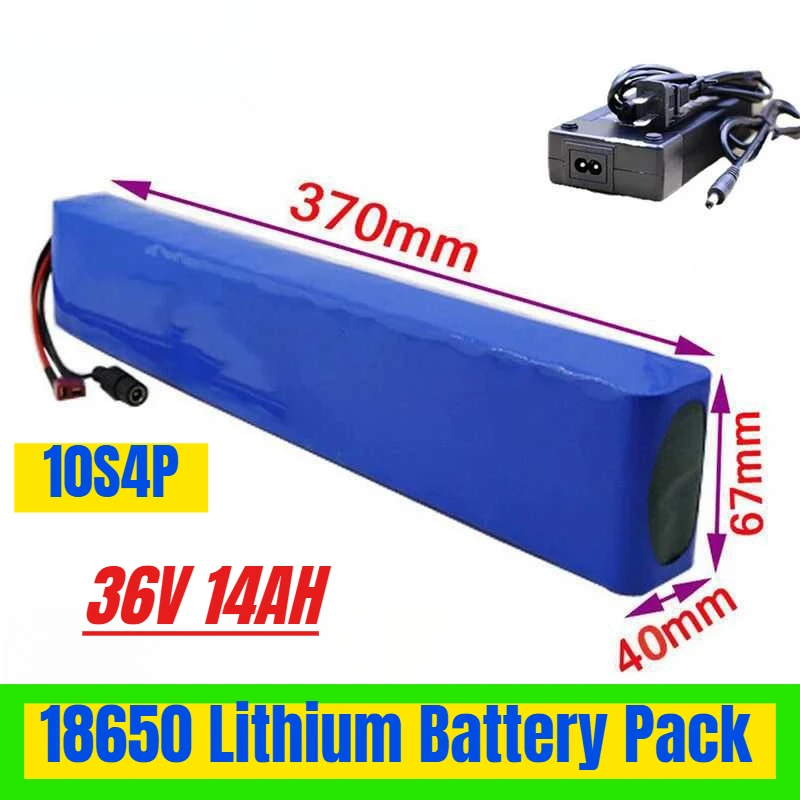 

10S4P 36V 14AH High-power 18650 Lithium Battery Pack for Electric Bicycle