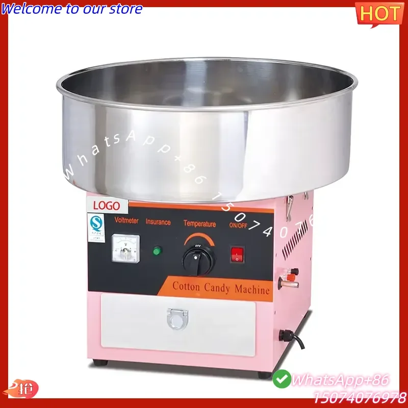 2026 Professional Commercial Candy Cotton Maker / Electric Popcorn and Candy Floss Machine / Cotton Candy Machine