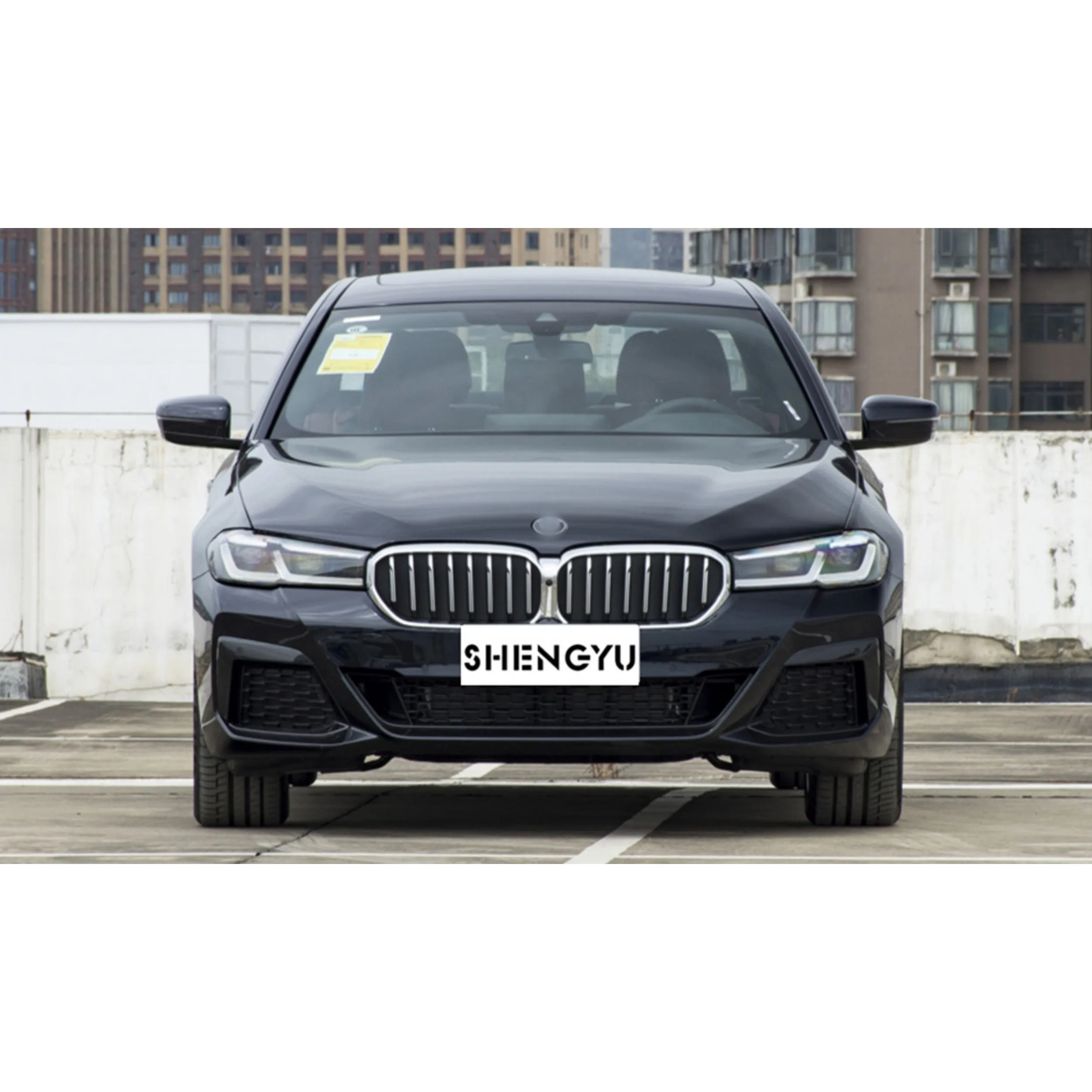 

For BMW 18-20 G30 to 2021 G30 LCI MT Model Auto Body Systems Front and Rear Bumper with Grille Headlamps Taillamps Rear Diffuser