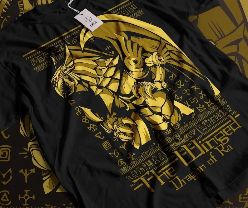Anime Duel King T Shirt Black Unisex, Black Shirt All Size