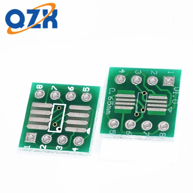 20PCS TSSOP8 SSOP8 SOP8 to DIP8 PCB SOP-8 SOP Transfer Board DIP Pin Board Pitch Adapter