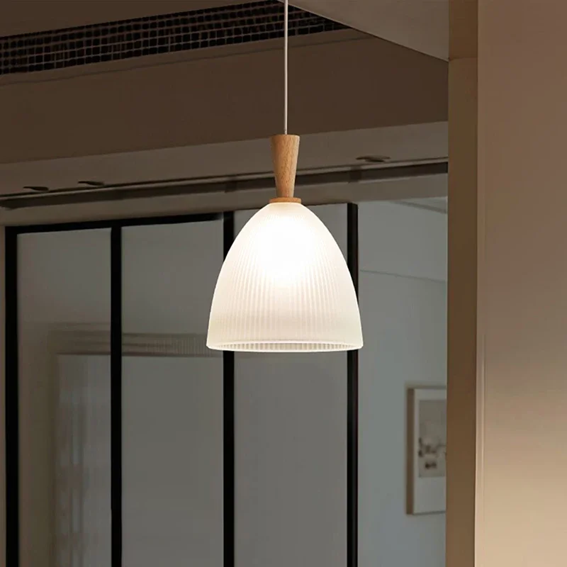 Nordic Pendant Lights Glass Chandelier for Living Dining Room Kitchen Island Suspension Luminaire