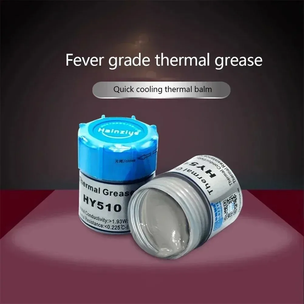 HY510 Thermal Conductive Silicone Grease 10g/20g Compound Thermal Paste CPU GPU Notebook PC Conductive Grease Heatsink