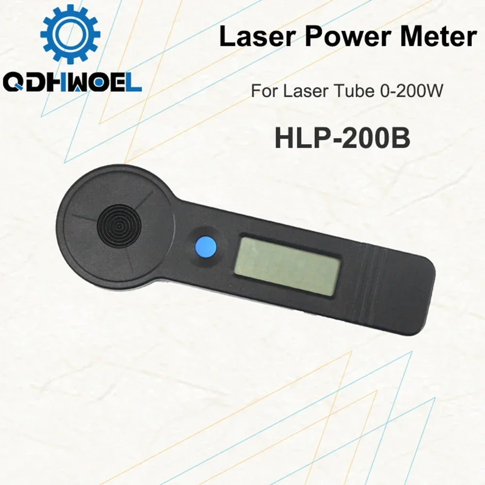 

QDHWOEL Upgraded High Accuracy Handheld CO2 Laser Tube Power Meter 0-200W HLP-200B For Laser Engraving and Cutting Machine