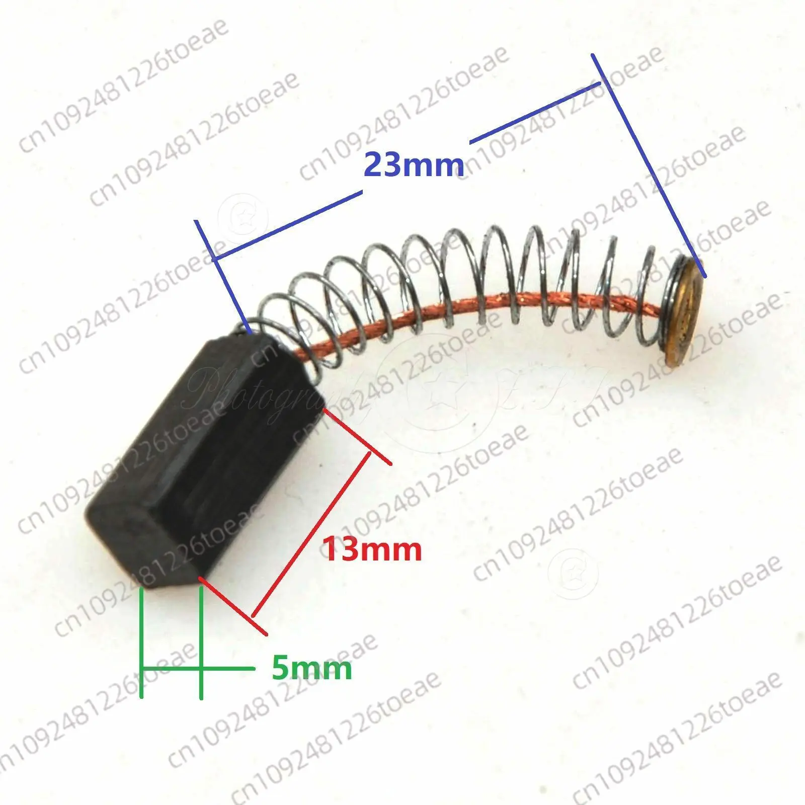 4* 5x13 mm Carbon Brush Repair Parts For Drill Motor Soy Milk Cooking Machine