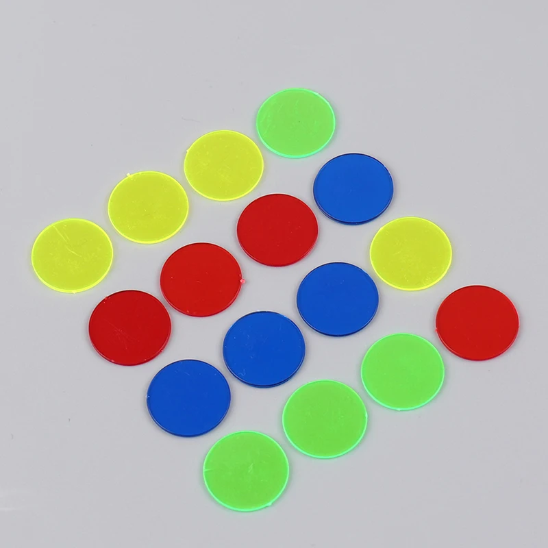 100pcs Education Math Toys Learning Resources Color Chip Supply Decorations Gift