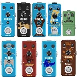 Rowin Amuzik VSN Guitar Pedal Chorus Effect Analog Pure Ensemble Chorus BBD Circuit Jazz Effector For Guitar Bass Pedalboard