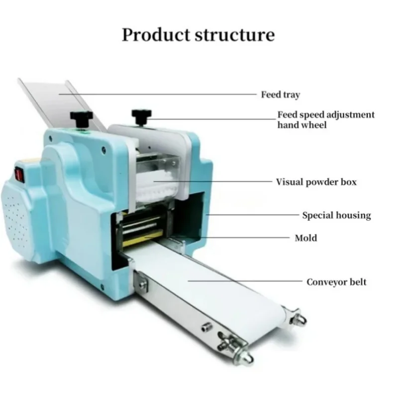 Commercial Tabletop Home Use Hotels Small Grain Product Automatic Papad Momo Empanada Samosa Gyoza Dumpling Maker Wonton Wrapper