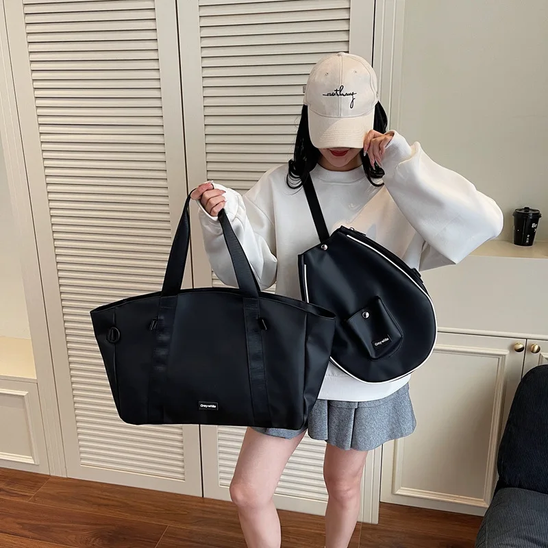 حقائب تنس وكرة الريشة ذات سعة كبيرة قابلة للفصل، وحقائب رياضية ولياقة بدنية جديدة للرجال والنساء، وحقائب يد بسيطة