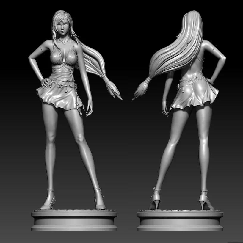 1/24 1/18 Resin Model Fantasy  Girl Figurine Unpainted  No Color RW-971