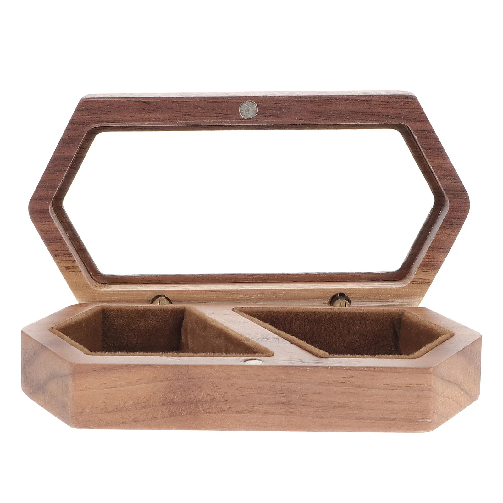 

Wooden Jewelry Box Vintage Jewelry Storage Case Magnetic Opening Household Ring Earring Necklace Organizer Gift Box